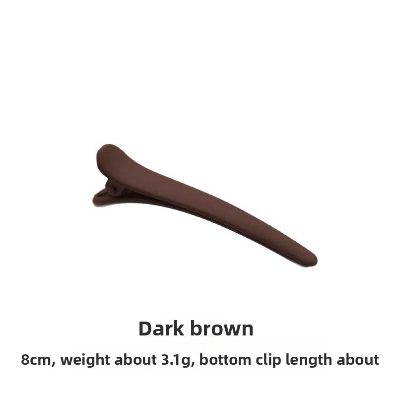 Seamless Frosted Duckbill Hair Clips