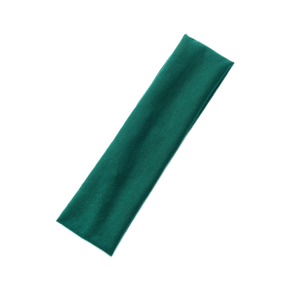 Simple Solid Color Sports Headband for Running and Yoga
