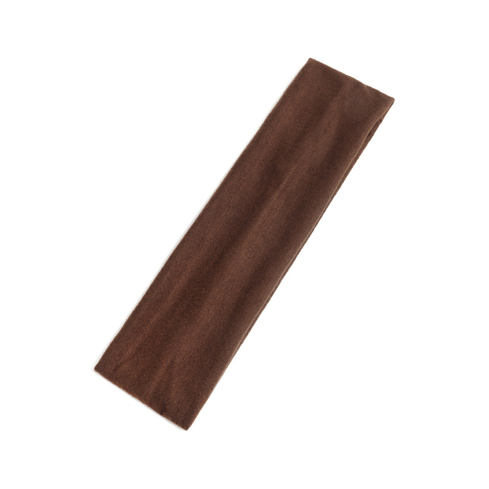 Simple Solid Color Sports Headband for Running and Yoga