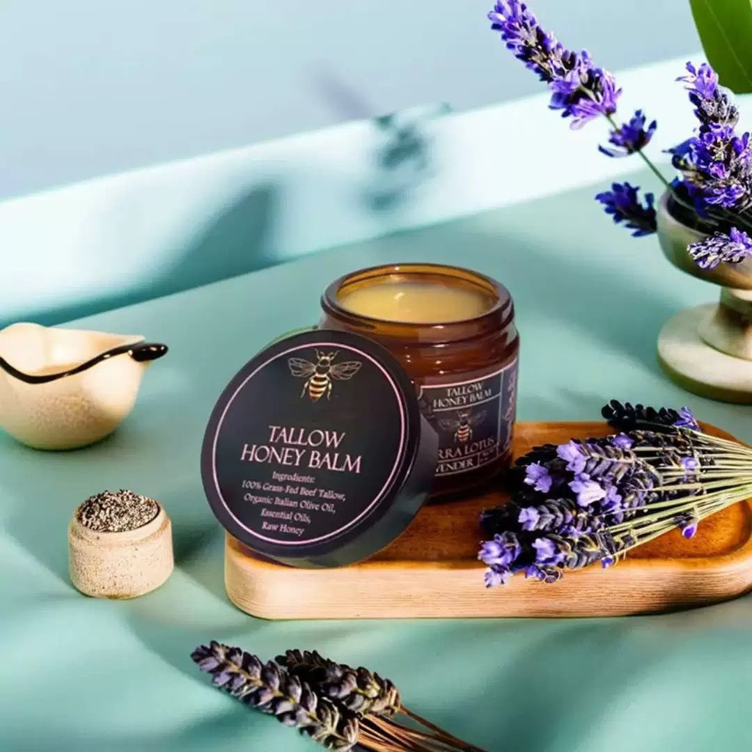 Skin care products face cream, Monroe Cream, honey and beef tallow