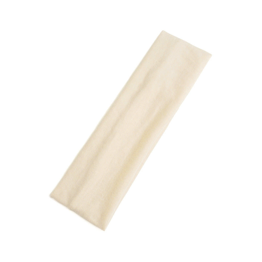Simple Solid Color Sports Headband for Running and Yoga