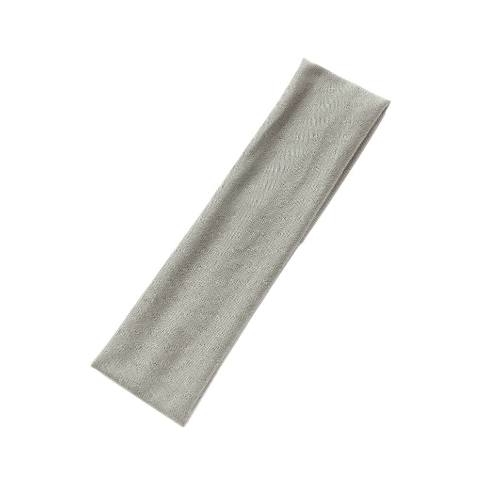 Simple Solid Color Sports Headband for Running and Yoga