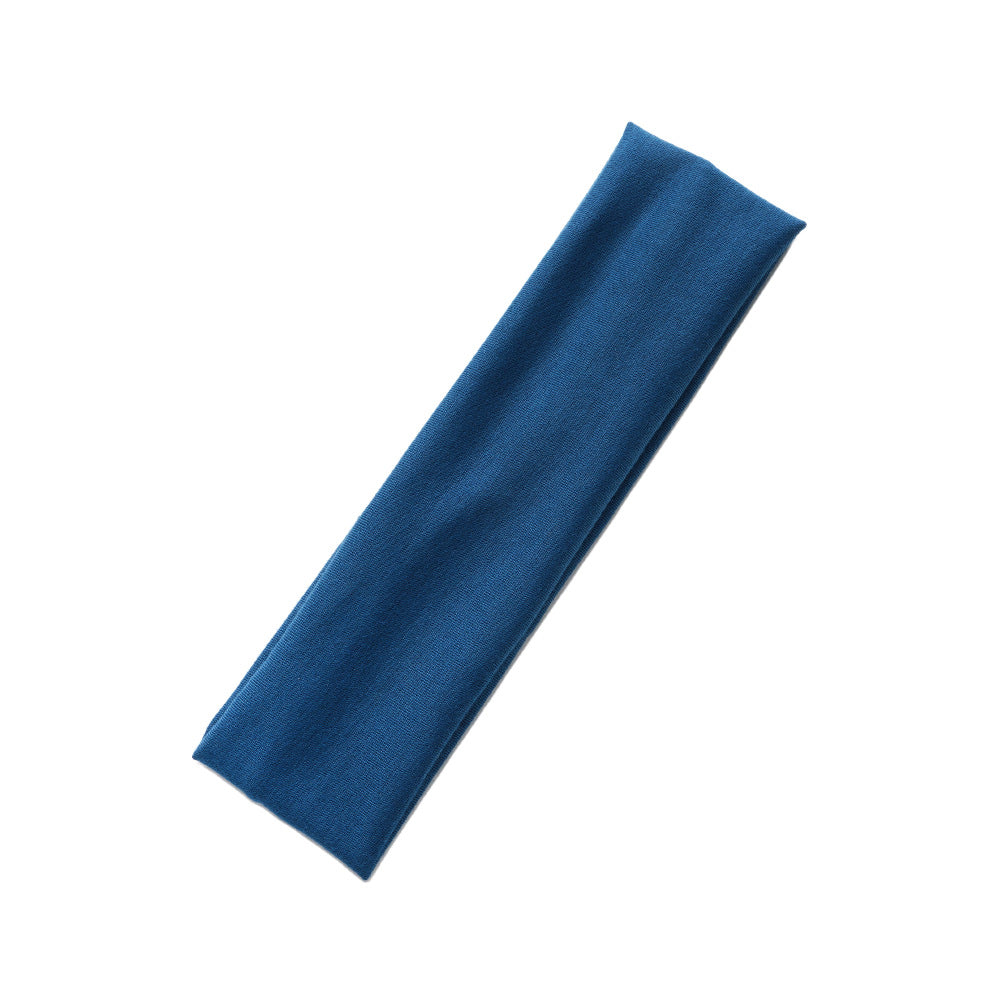 Simple Solid Color Sports Headband for Running and Yoga