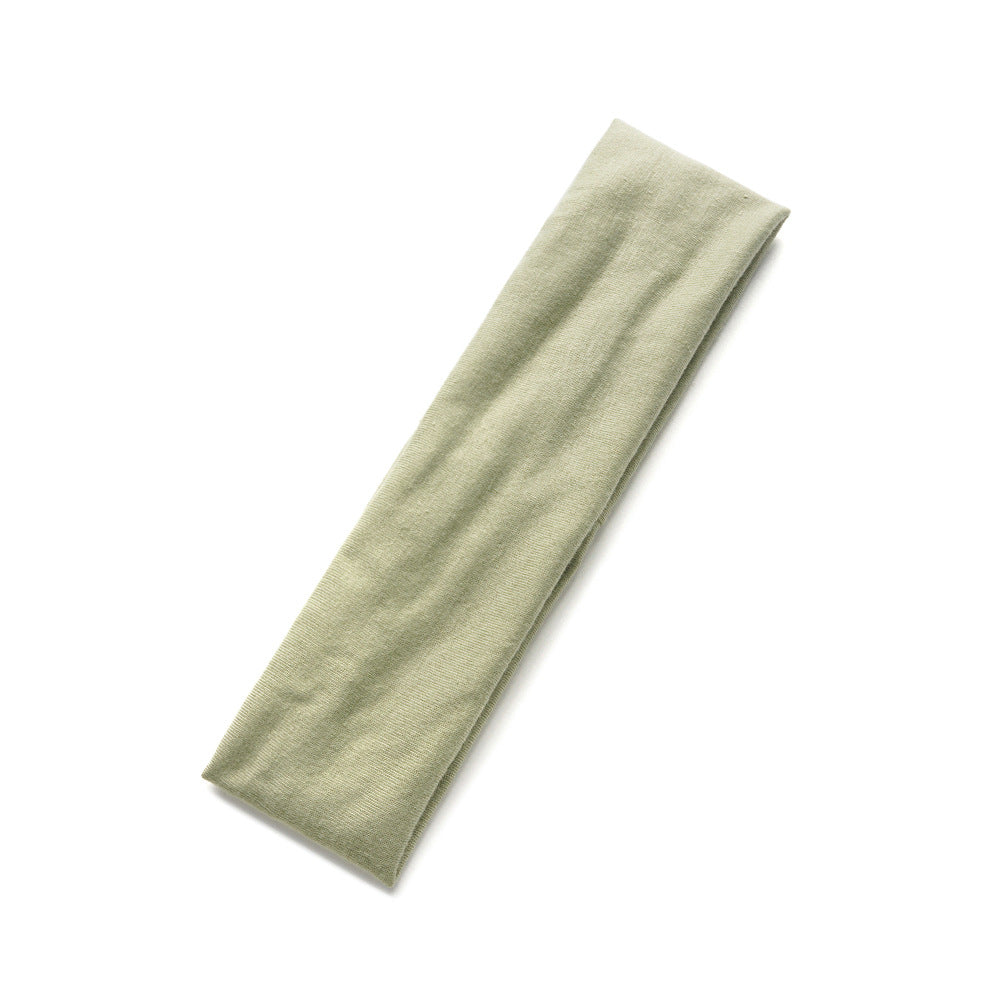 Simple Solid Color Sports Headband for Running and Yoga