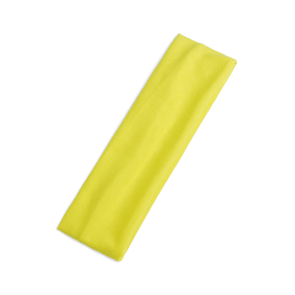 Simple Solid Color Sports Headband for Running and Yoga