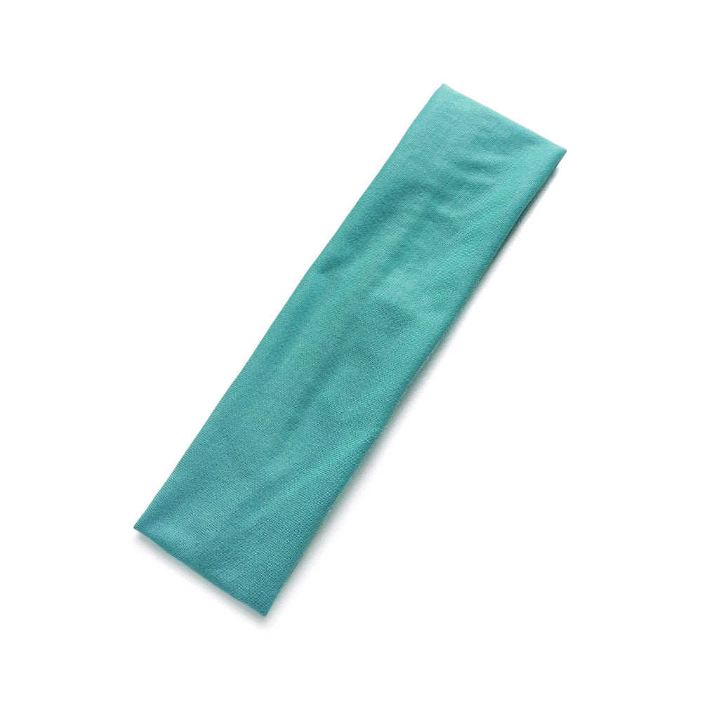 Simple Solid Color Sports Headband for Running and Yoga