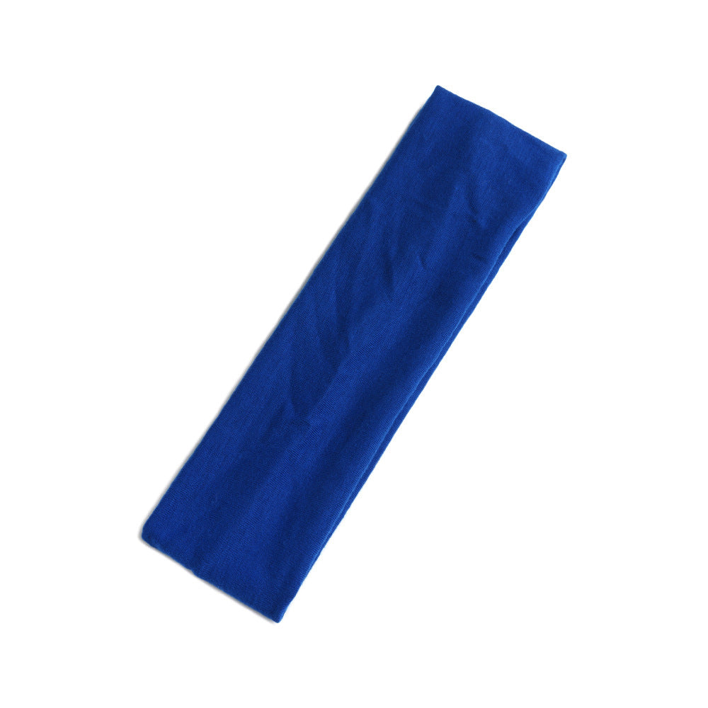 Simple Solid Color Sports Headband for Running and Yoga