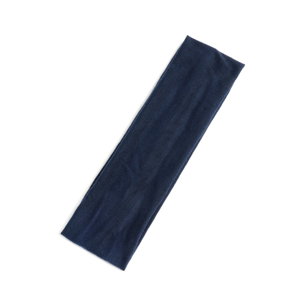 Simple Solid Color Sports Headband for Running and Yoga