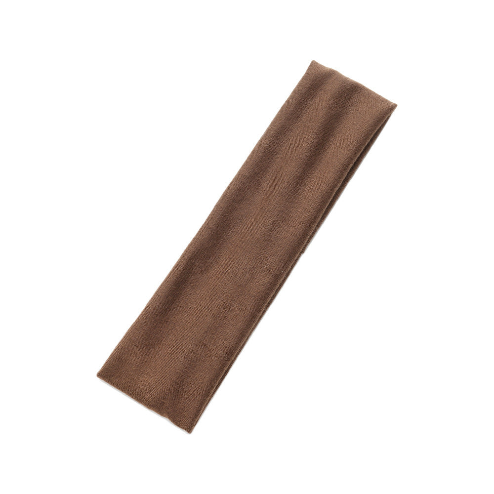 Simple Solid Color Sports Headband for Running and Yoga