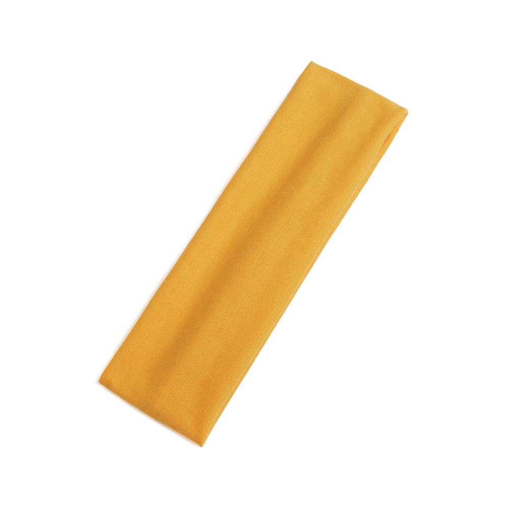 Simple Solid Color Sports Headband for Running and Yoga