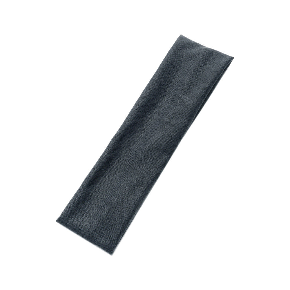 Simple Solid Color Sports Headband for Running and Yoga