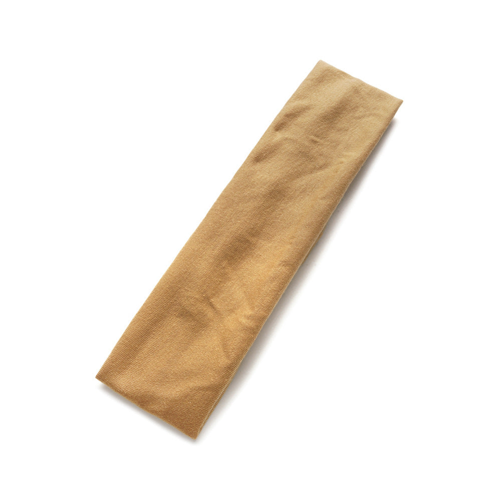 Simple Solid Color Sports Headband for Running and Yoga