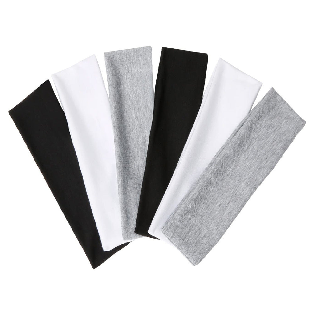 Simple Solid Color Sports Headband for Running and Yoga